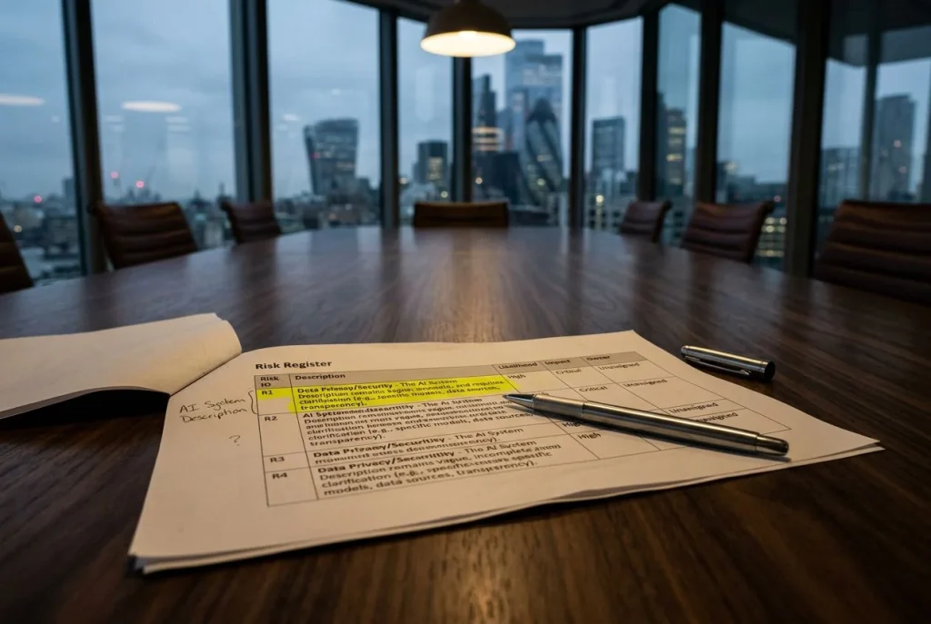 The Risk Register Line That Changes Everything